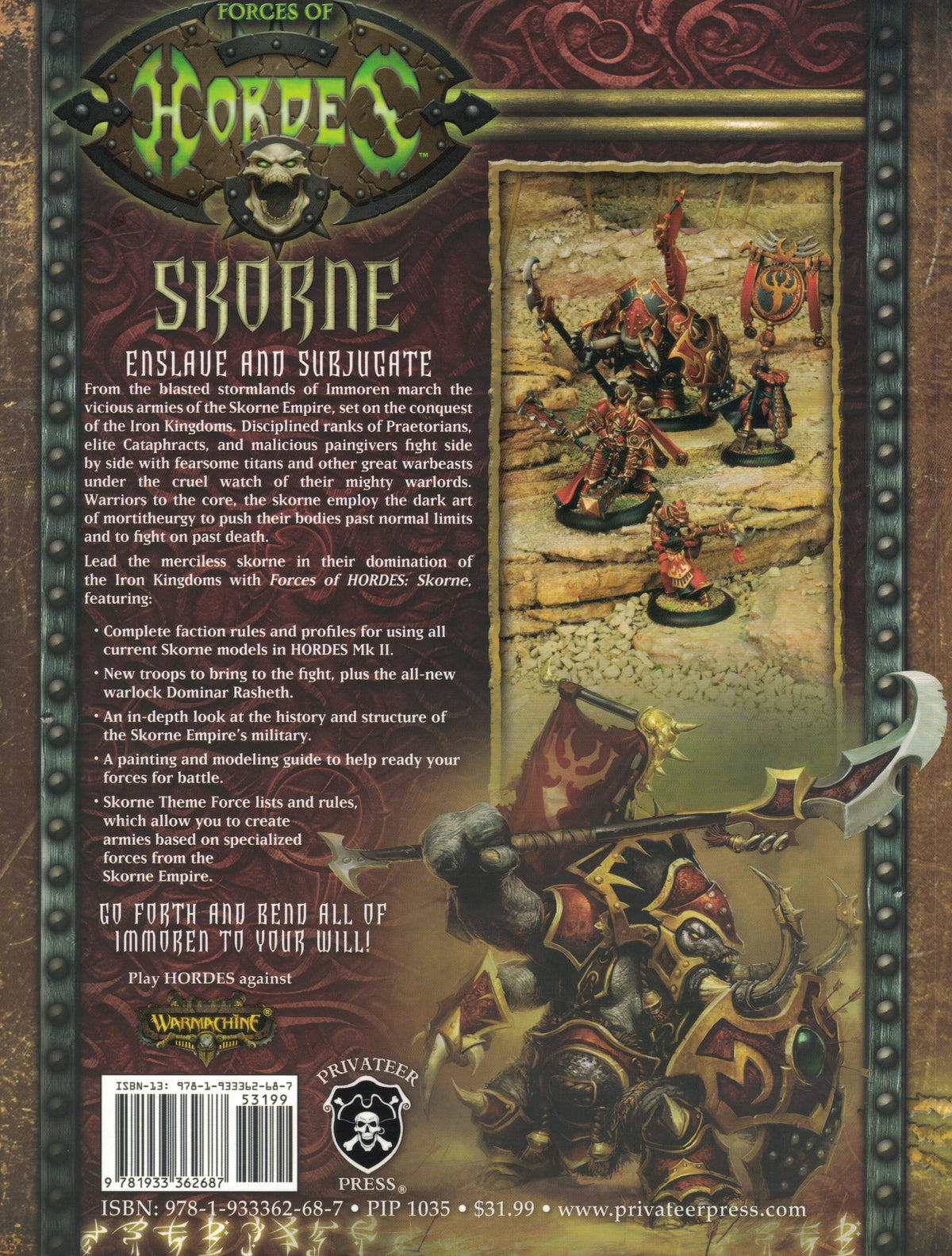 Forces of Hordes: Skorne (SC)