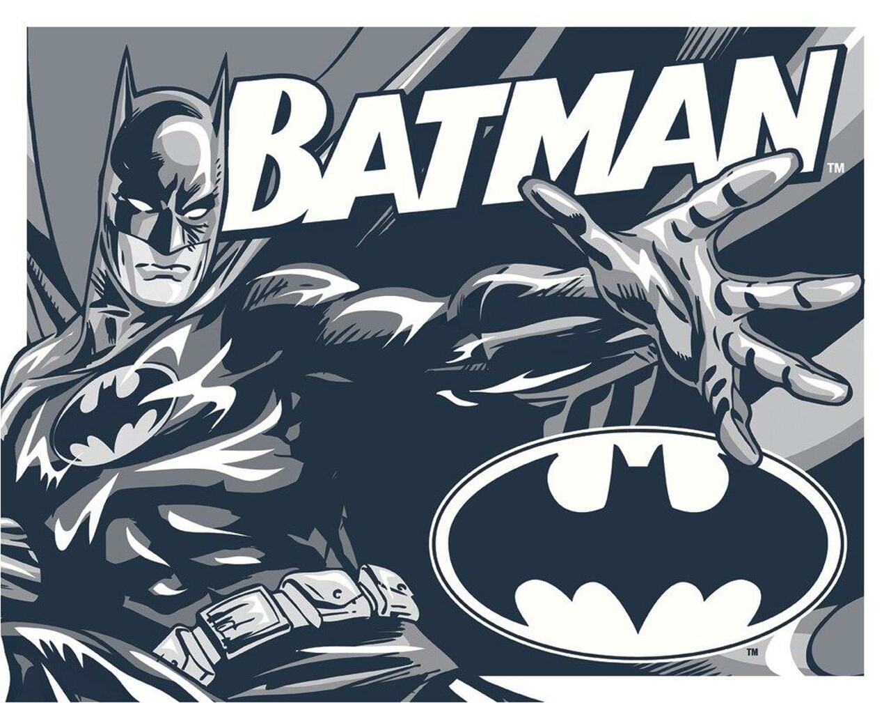 Metal Sign: Batman - Duotone
