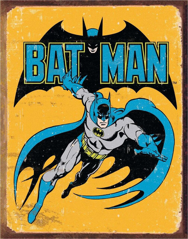 Metal Sign: Batman - Retro