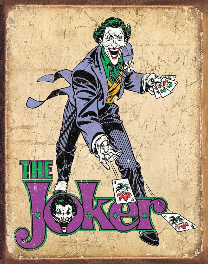 Metal Sign: The Joker - Retro