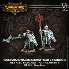 Houseguard Halberdier Officer & Standard