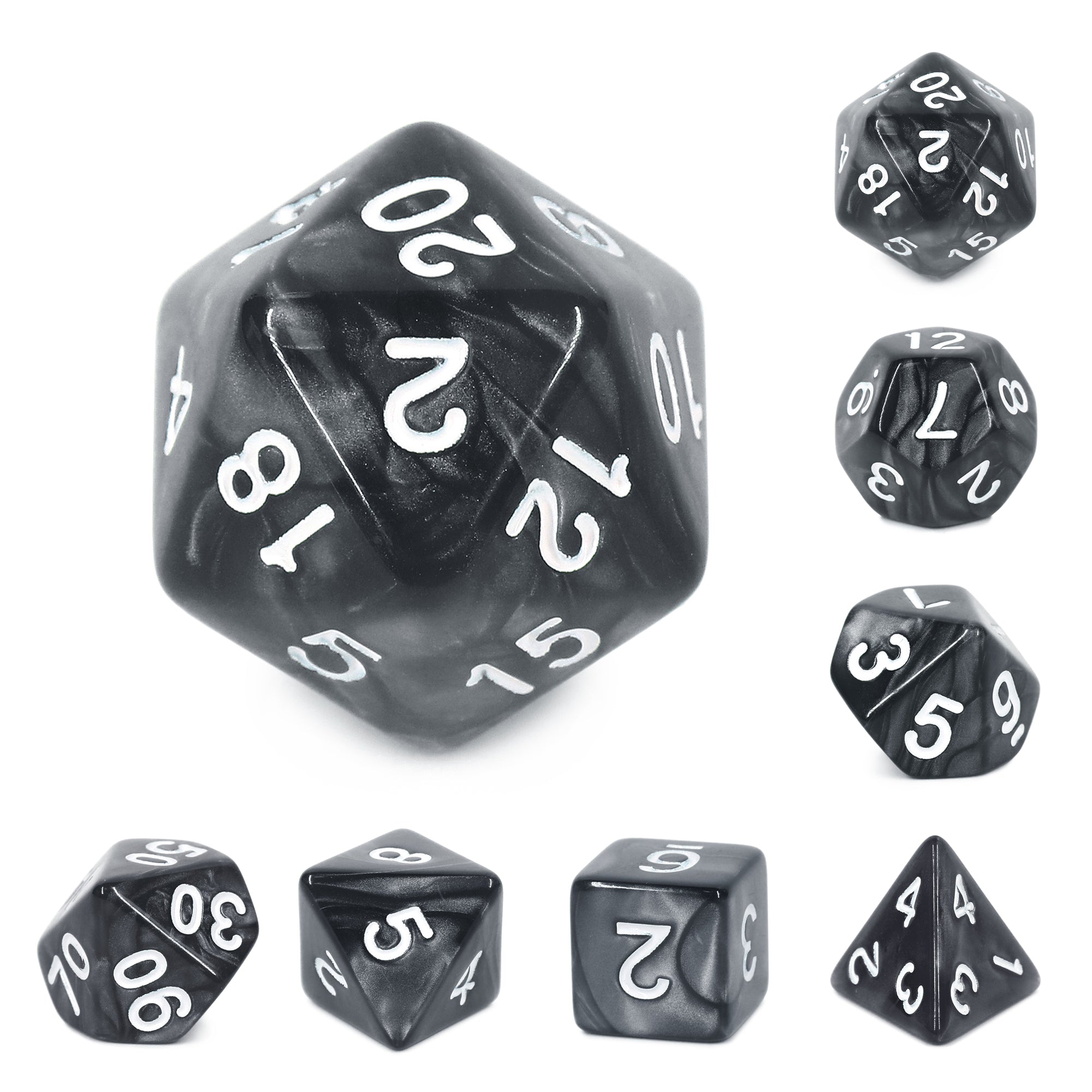Black Pearl - 7ct Dice Set