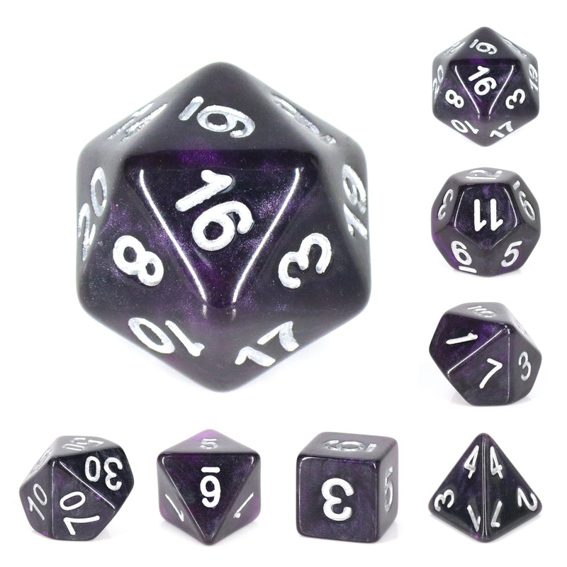 AMETHYST DICE SET