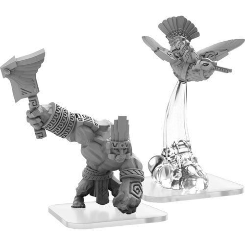 Monsterpocalypse: First Guardians Unit - Hummingbird Spirits & Temple Giant