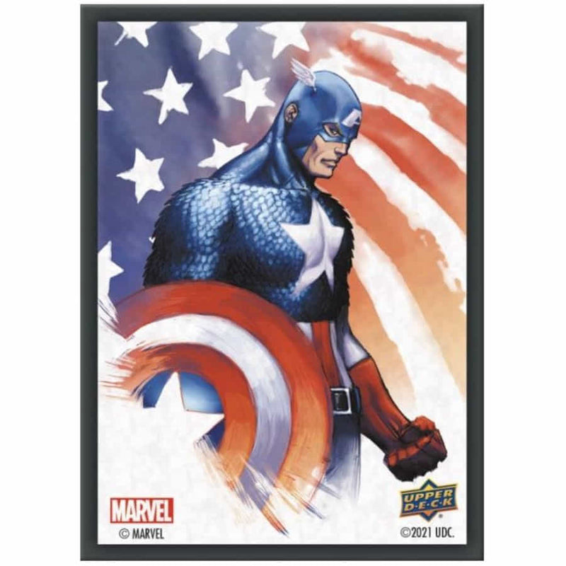 Ultra Pro: Standard Card Sleeves - Marvel: Captain America (65)