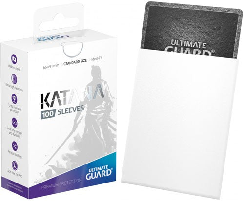 Ultimate Guard: Katana Standard Sleeves - White (100)