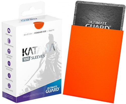 Ultimate Guard: Katana Standard Sleeves - Orange (100)