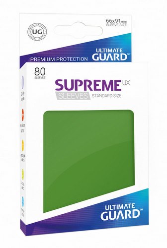 Ultimate Guard: Supreme Standard Sleeves - Green (80)