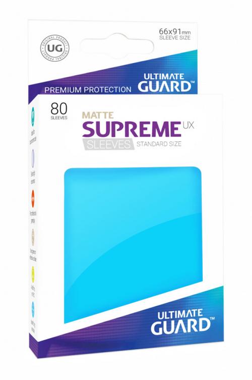 Ultimate Guard: Supreme Standard Sleeves - Matte Light Blue (80)